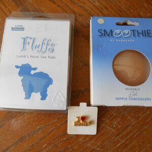 Dance Nipple Concealers-Toe Pads- Ballet Pin-New